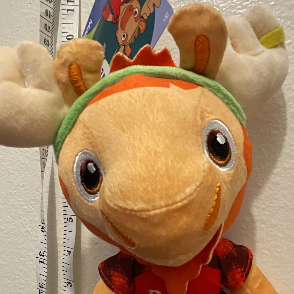 Canada Jazwares Maple Moose Plush FIFA World Cup Mascot Stuffed Animal 10" NEW